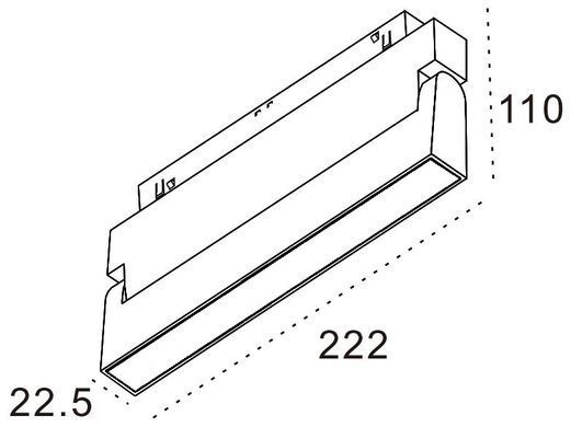 Светильник 12W 120&deg; Osram3030 960LM 3000К/4000К (ALMG-S104 12W WH)