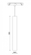 Светильник подвесной 12W 24&deg; CREE 750LM 3000К/4000К (ALMG-D300 12W WH)