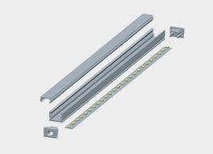 LED-профиль ALUMLED LP1007 с рассеивателем, 2 метра