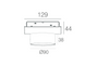 Светильник  8W 80&deg; CREE 530LM CCT (ALMG-P105 8W CCT BK)