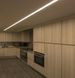 LED-профиль ALUMLED врезной LT46251 с рассеивателем, 2 метра