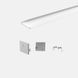 LED-профиль ALUMLED врезной LT46251 с рассеивателем, 2 метра