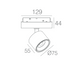 Светильник 10W 38&deg; CREE 800LM 3000K (ALMG-P75 10W 3K WH)