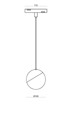 Светильник подвесной 7W 120&deg; Osram2835 490LM 3000К/4000К (ALMG-M23 BK)