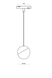 Светильник подвесной 7W 120&deg; Osram2835 490LM 3000К/4000К (ALMG-M23 BK)