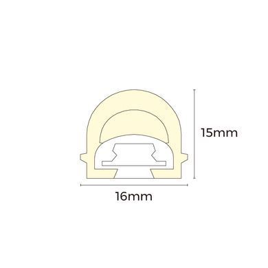 Термостойкий гибкий неон COLORS для сауни 24V IP67 5W 165Lm 1600K 5м (ANT1615-EW)